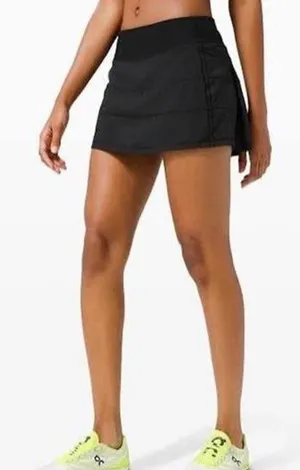 Lululemon Black Pace Rival Skirt Mid-Rise Regular 4 thumbnail 1