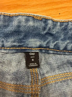 Gap womens jeans shorts size 6 . thumbnail 6
