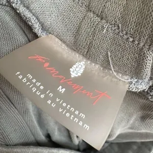 Free People Movement Back Into It Tapered Modal Olive Green Pants M thumbnail 3