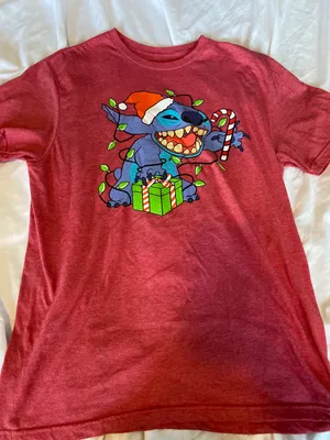 Stitch Christmas shirt thumbnail 3