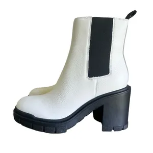 Marc Fisher LTD NEW Women's Vanlisa Ivory Combat Boot Size 7 #B1237 thumbnail 5