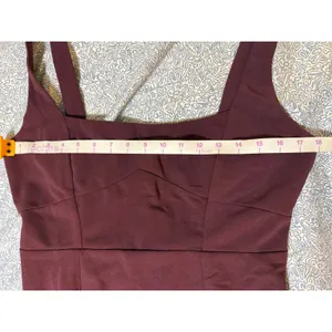 NWOT Lulus Large Vibrant Allure Plum Square Neck Sleeveless Bodycon Midi Dress thumbnail 6