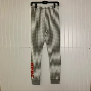 PINK OSU I Only Sleep in Striped Pajama Pants Size Large thumbnail 5