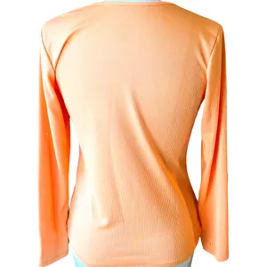 WHITE CROSS FIT Ladies Peach Workout Running Activewear Pullover Top ~ MEDIUM thumbnail 3