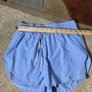 Buffbunny Active Layered Running Shorts Womens M Blue Workout Gym Athletic thumbnail 3