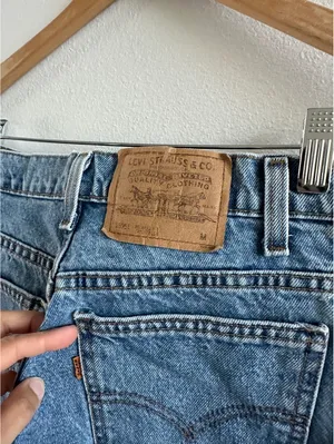 Levi's Vintage 951 Denim Jeans Size 10 MED Orange Tab2 thumbnail 6