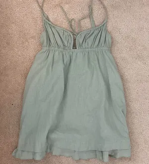 Green Princess Polly Empress of Love Mini Dress Sage thumbnail 2