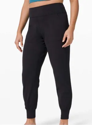 Lululemon Align Jogger 28" Nulu Black Size 4 thumbnail 3