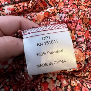 Opt‎ Anthropologie prairie dress floral midi dress sz S thumbnail 7