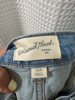 Universal Threads Women’s 90s High Rise Cutoff Denim Stretch Shorts Size 10R thumbnail 7