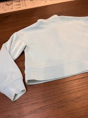 all in motion Light Blue Cropped 1/4 Zip Pullover Size XS (?) - C53-047 thumbnail 9