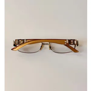 Christian Dior RARE Gold Baguette Jeweled CD3706 NLY 135 Eyeglasses Bella‎ Hadid thumbnail 3