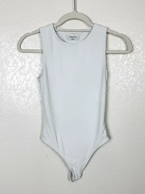 Aritzia Babaton Contour Muscle Bodysuit in White Size XS thumbnail 2