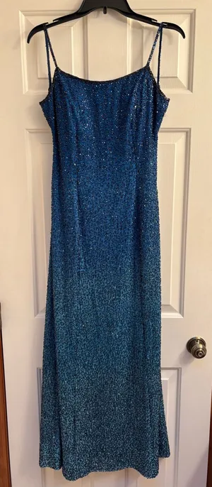 Cache Ombré Silk Beaded Maxi Dress thumbnail 1