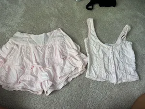 Princess Polly Ruffle Skort | Size US 2 | barely worn | part of set thumbnail 5