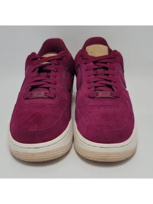 Womens Nike Air Force 1 True Berry Suede Athletic Sneakers Size 7.5 896185-602 thumbnail 13
