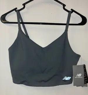 New Balance NB HMY Light Support Sports Bra Crop Top thumbnail 1