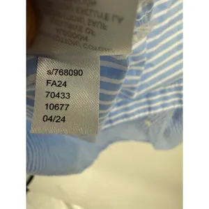 Loft‎ Striped Poplin Crest Everyday Oversized Shirt Women XL Preppy Academia thumbnail 9