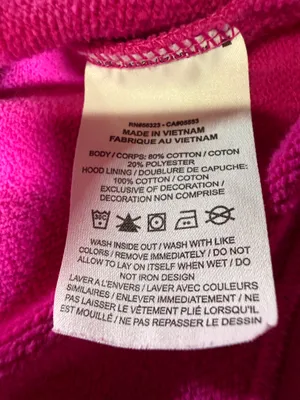 Nike Women’s Pink Hoodie Spellout Logo size XL thumbnail 2
