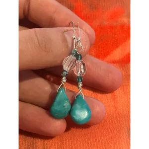Lot d018 earrings silver plated thumbnail 5