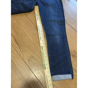 7 For All Mankind‎ Jeans Women’s 29 Blue The Skinny Crop Roll Stretch Preppy thumbnail 13