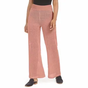 NWT Free People Summer Nights Wide-Leg Pants Semi Sheer thumbnail 5
