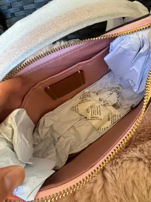 NWT Coach Gold Powder Pink Teri Shoulder Bag Signature with Charms CEA20 2026 thumbnail 7