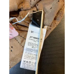 Coquette Babydoll Retro Eyelet‎ Crop Top Large Brown Sexy Keyhole Tie Fun Shein thumbnail 9