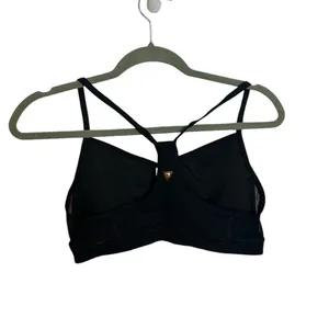 Yoga Smoga Black Racerback Sports Bra thumbnail 2