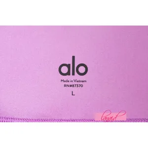 Alo 7/8 High-Waist Airlift Leggings Pink Lavender Hi-Rise Waisted Skinny Tights thumbnail 9