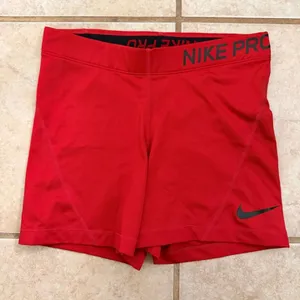 Nike Pro Dri-FIT Red Compression Shorts thumbnail 1