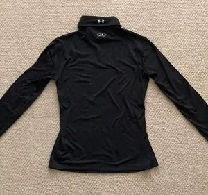 Under Armour Coldgear Fitted Black Turtleneck Long Sleeve Activewear Top Shirt M thumbnail 7