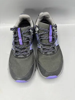 New Balance T410 Trail Running Shoes Unisex M7/W8.5 Gray Lace Up WT410LQ8 thumbnail 3