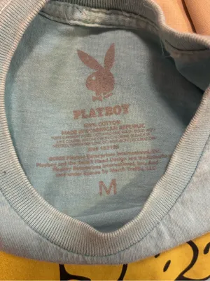 NWT PLAYBOY women’s Retro Cherry Print Graphic Tee sz M thumbnail 3