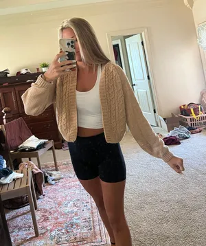 SheIn Cropped Cardigan Sweater thumbnail 2