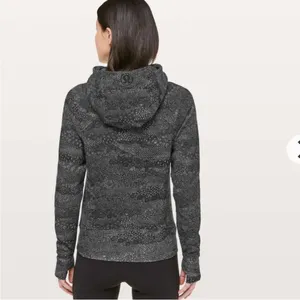 Lululemon Full Zip Floral Print Cotton Fleece Hoodie thumbnail 4