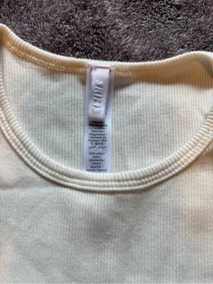 SKIMS White Ribbed Tank thumbnail 3