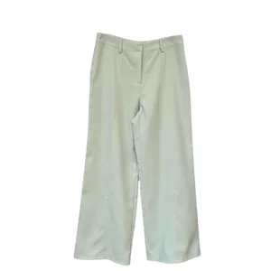 Avec Les Filles Pale Sage Green Wide Leg Trousers High Rise Pants Size 4 thumbnail 2