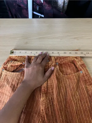 BDG High Rise Baggy Corduroy Pants Orange Size 26 thumbnail 13