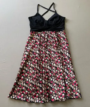 Vintage Intrigue Fit & Flare Midi Dress thumbnail 1