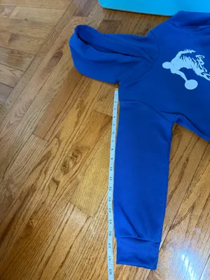 Boys Hoodie Jacket Blue Size 8 thumbnail 4