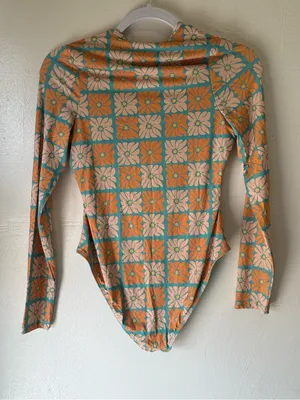 Dippin' Daisy's Shoal Front Zipper Long Sleeve One Piece (S) thumbnail 5