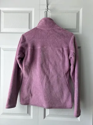 Patagonia Synchilla Snap T Pink Lavender 1/4 Button Pullover Fleece Women XS thumbnail 2