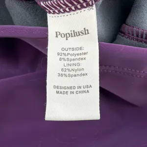 Popilush NWT Built In Shapewear Faux Leather Midi Dress S Plum Purple Bodycon thumbnail 11