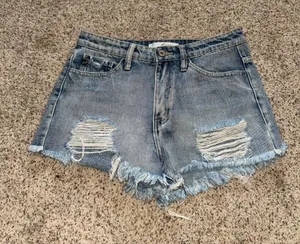 KanCan USA Distressed Shorts thumbnail 1