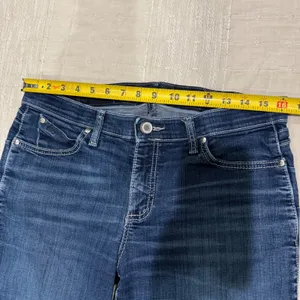 Wrangler Q-Baby 32x30 Ultimate Riding Jeans‎ Dark Wash Bootcut Star Detail 9/10 thumbnail 9