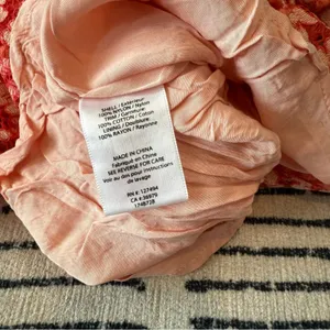 Heartloom Ilaria Coral Lace Off Shoulder Pom Pom Top Small thumbnail 5