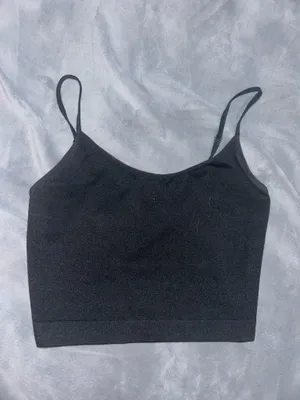 Wild Fable Black cropped tank thumbnail 3