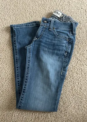 Ariat Mid-Rise Straight Leg Jeans thumbnail 1