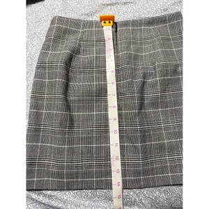 NWOT H&M Women Mini Skirt Black White Houndstooth Size 0 Petite Lined Plaid thumbnail 4
